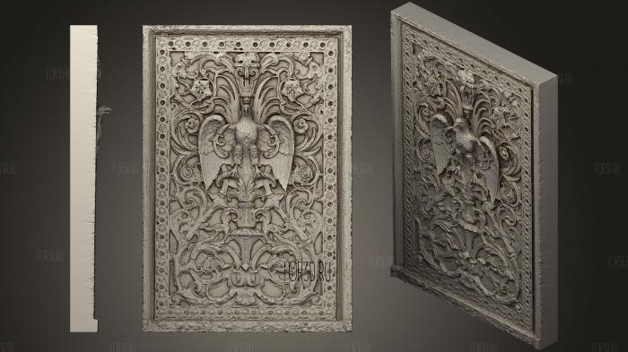 Wall Panel from the American Pavilion at Epcot 3d stl for CNC